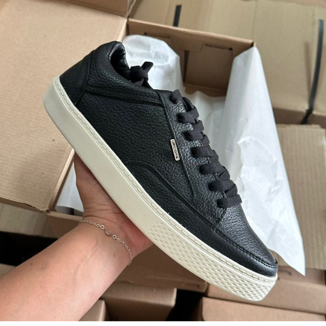 Sneaker Bronx de piel natural negra - Calzado Jácome (vista 3)