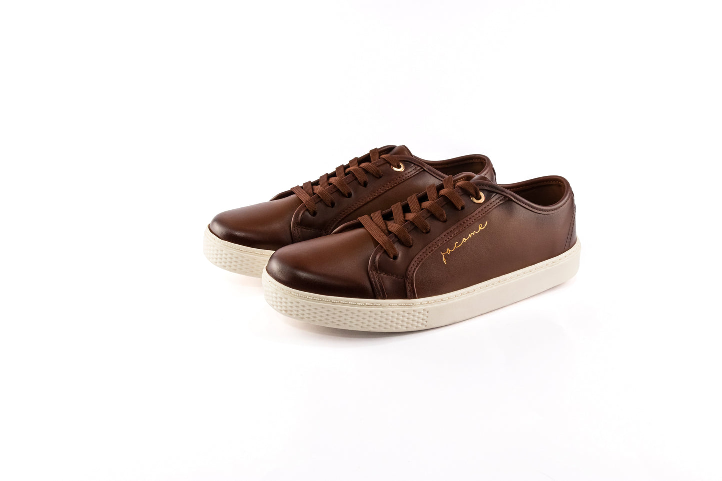 Tenis Basic color miel con sombreado a mano - Calzado Jácome