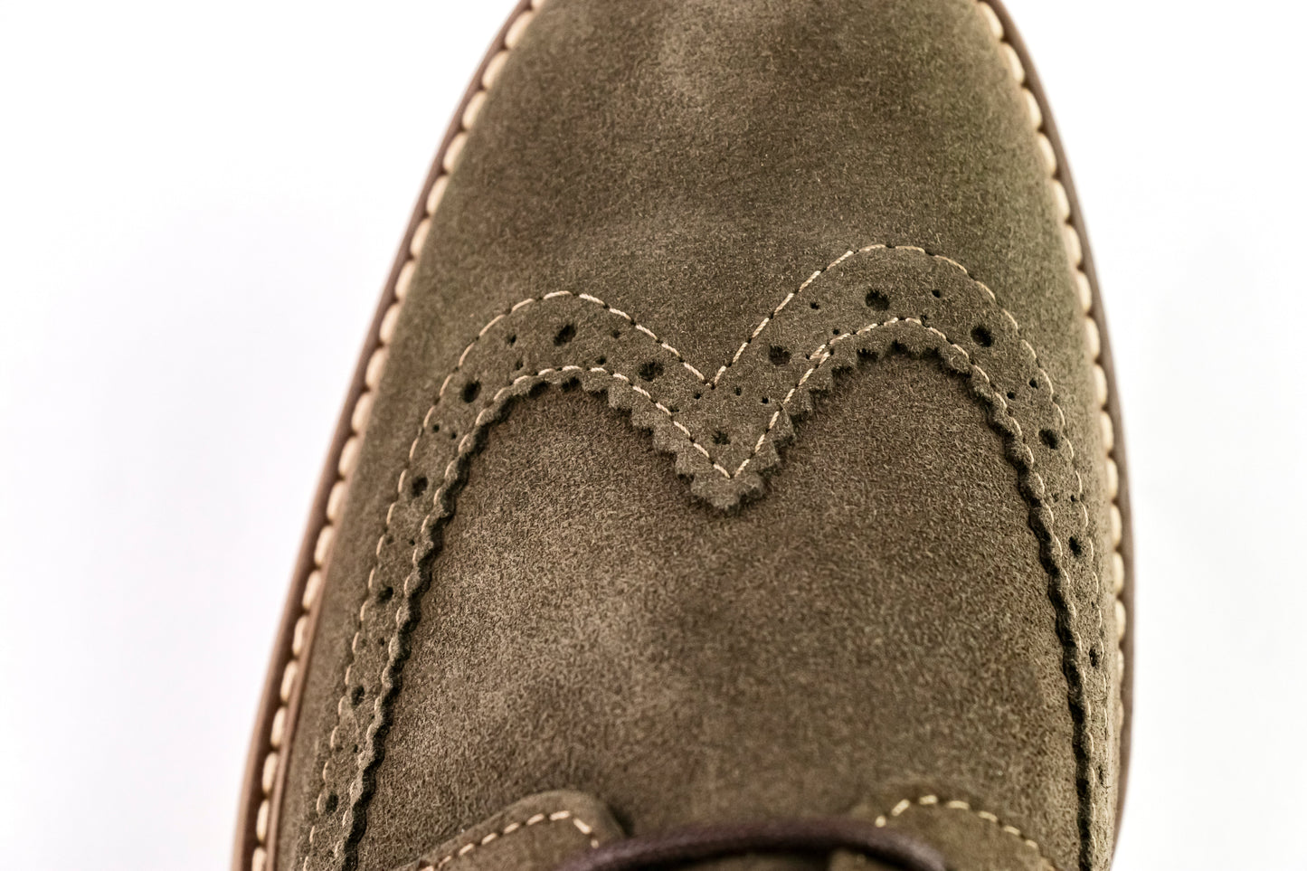 Zapato Clark de piel gamuza natural color musgo - Calzado Jácome (vista 6)