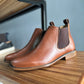 Chelsea short boots caoba | Piel
