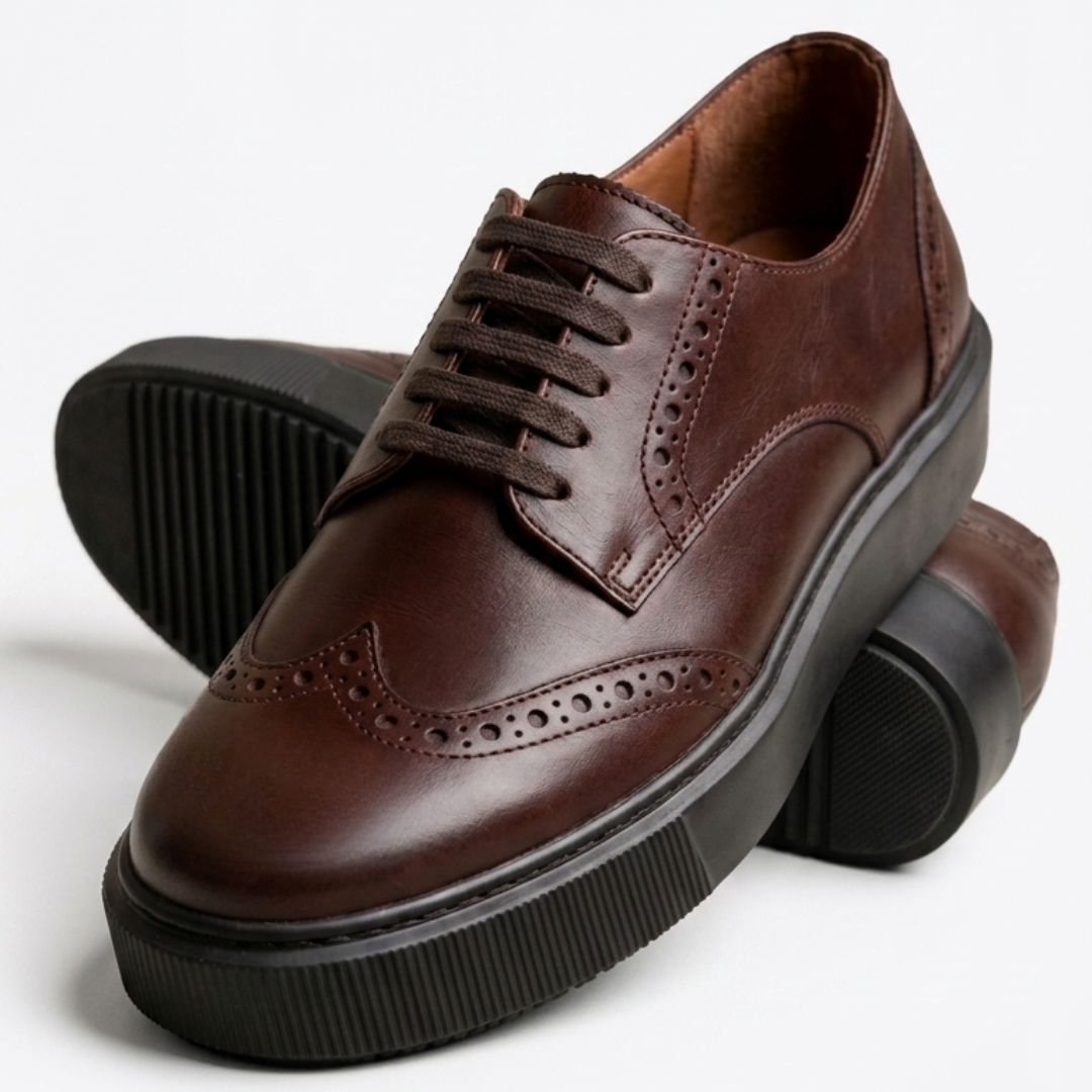 Cambridge | Piel cafe chocolate suela negra