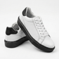 Blanco suela negra | PIEL