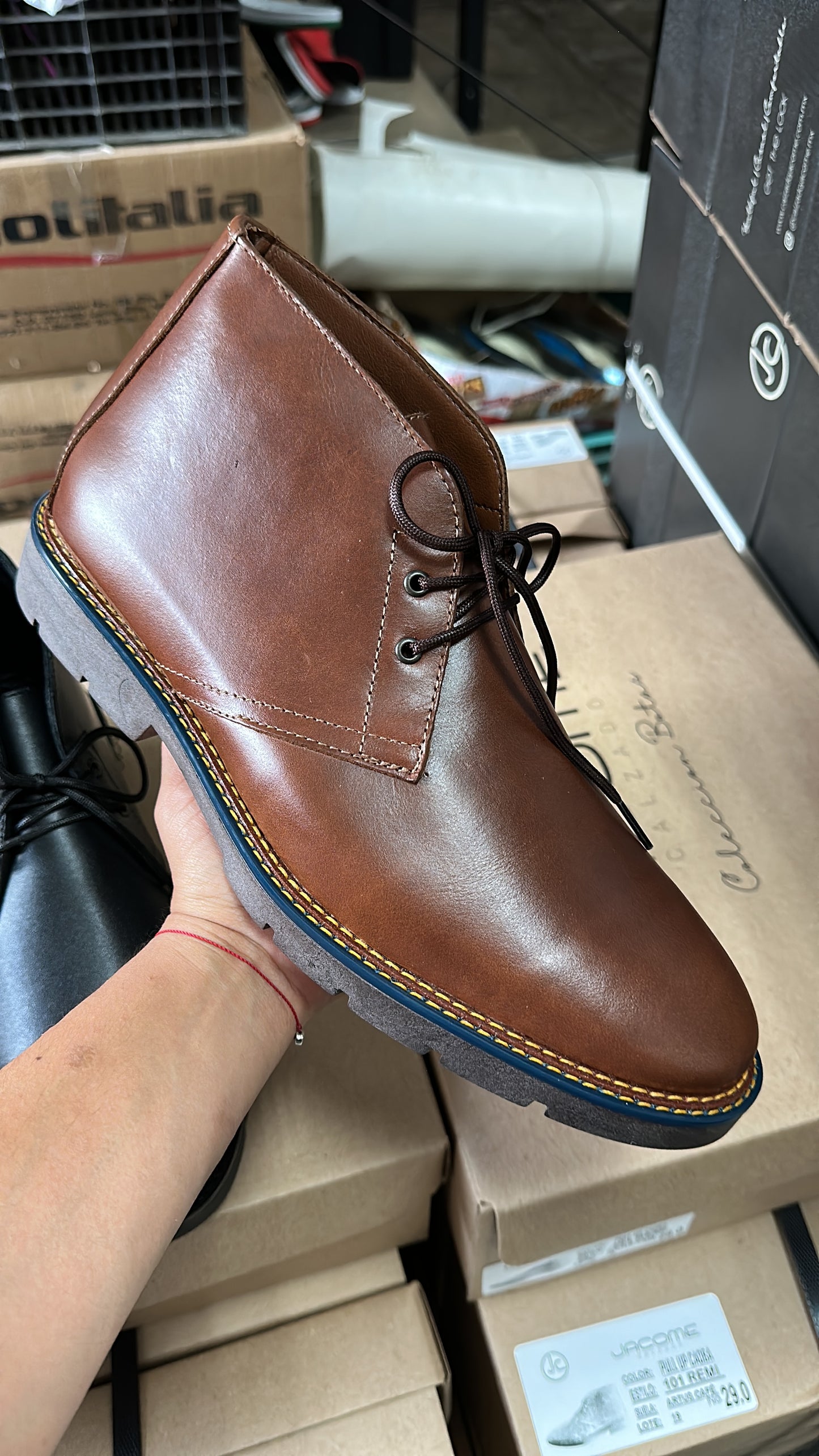 Chukka boots piel caoba