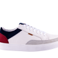 Tenis Bronx blancos con detalles en gamuza yeso, vino y marino - Calzado Jácome (vista 4)