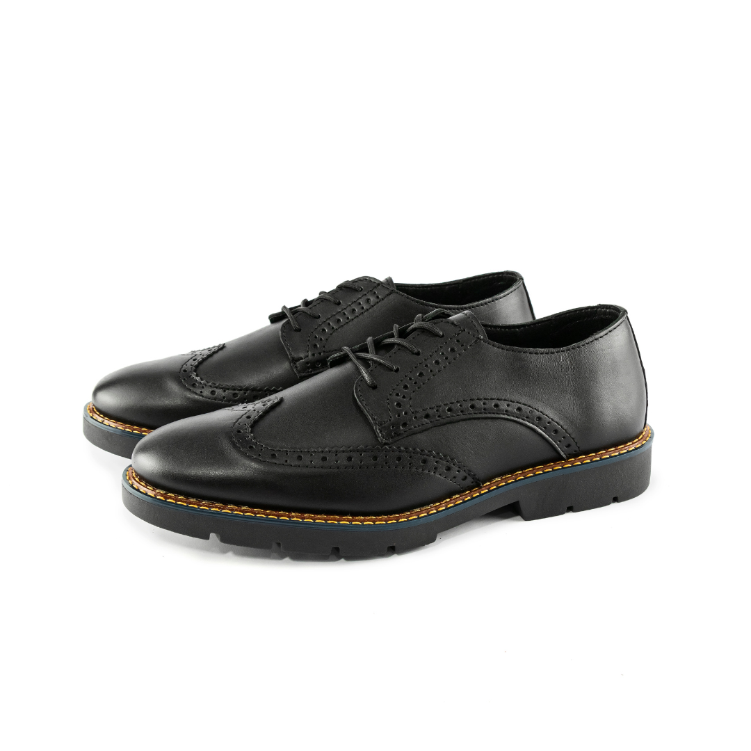 Zapato casual Clark de piel genuina negra para caballero - Calzado Jácome (vista 2)