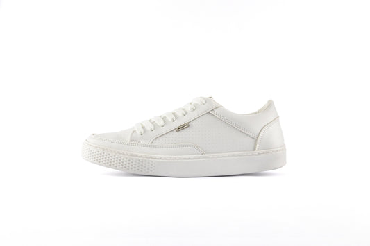 Tenis Bronx blancos de piel resistente para hombre - Calzado Jácome (vista 3)
