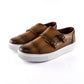 Zapato estilo Monk sombreado en piel color miel - Calzado Jácome