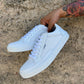 Tenis Bronx blancos de piel resistente para hombre - Calzado Jácome (vista 6)