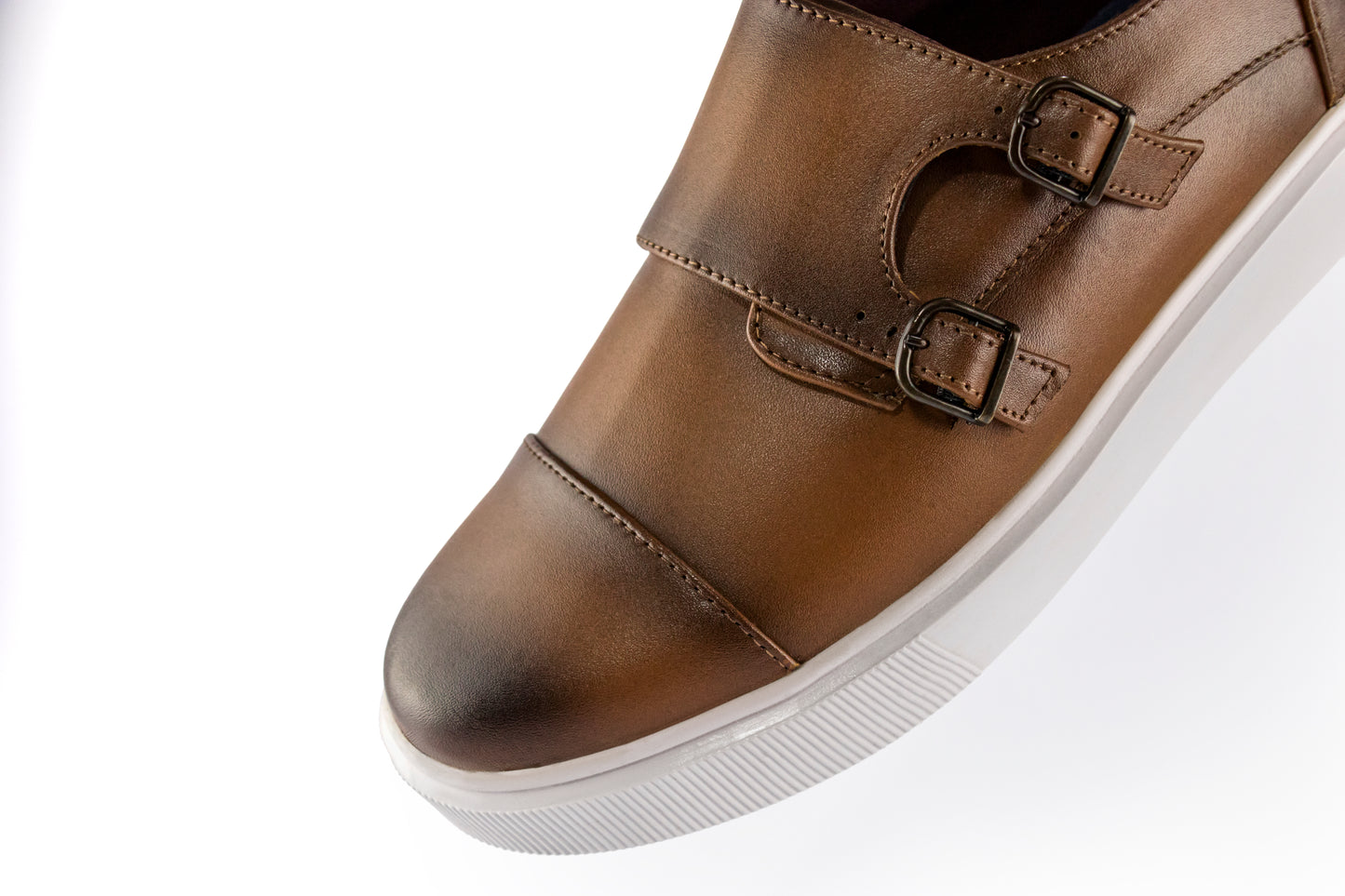 Monkstrap miel sombreado PIEL