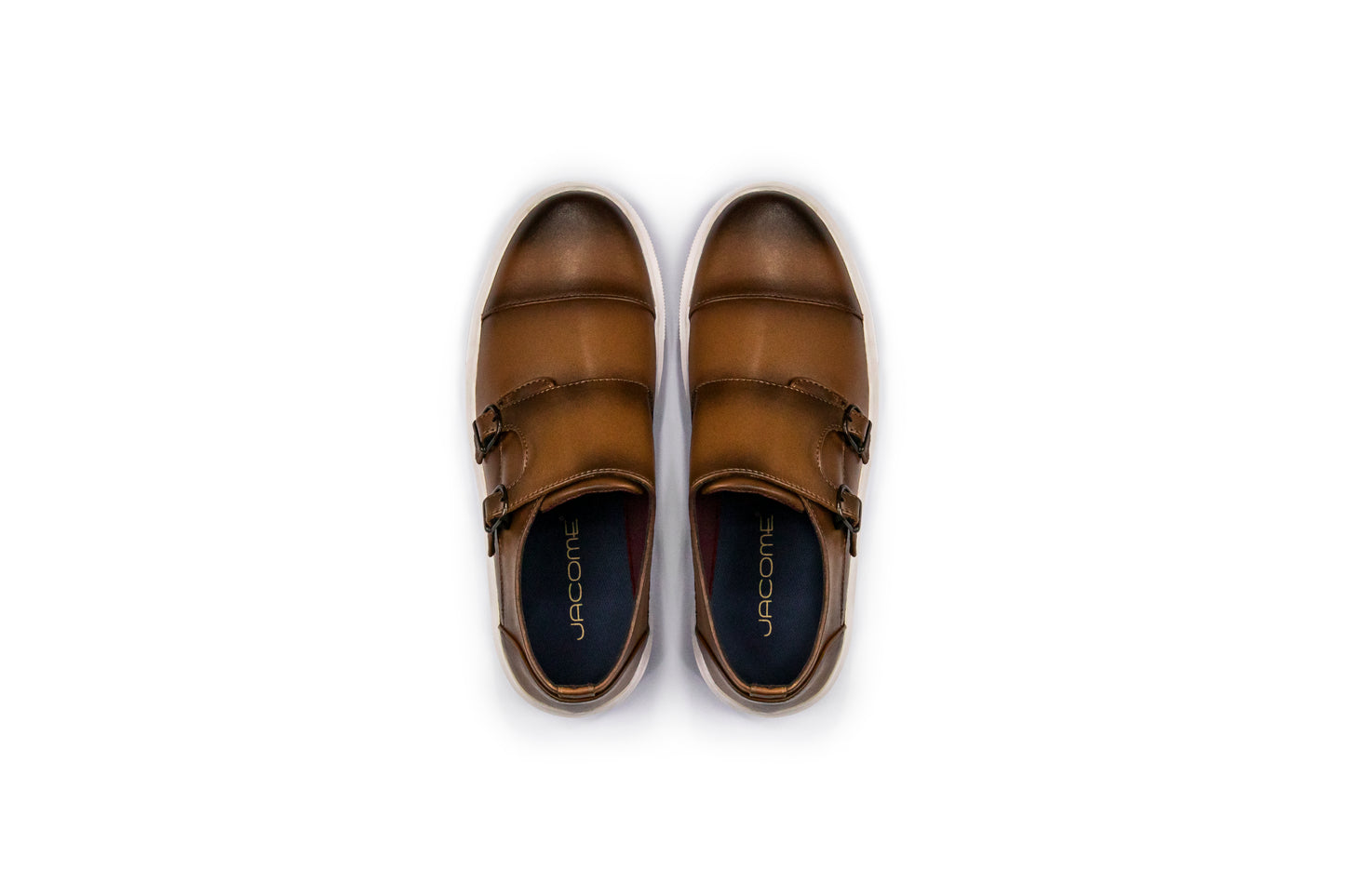 Monkstrap miel sombreado PIEL