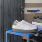 Blanco suela negra | PIEL